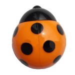 Toothbrush holder, ladybug, orange color